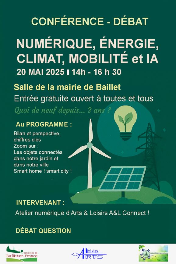 Conférence débat numérique - Baillet-en-France- 2025