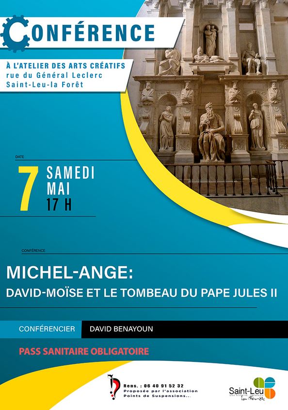 Conférence Michel Ange à Saint-leu le 7 mai 2022
