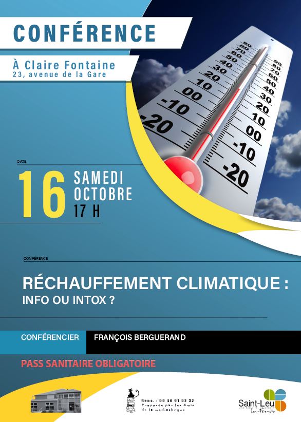 Conférence : Réchauffement climatique info ou intox