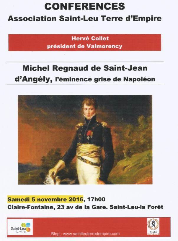 Conférence : MICHEL REGNAUD DE SAINT D'ANGELY