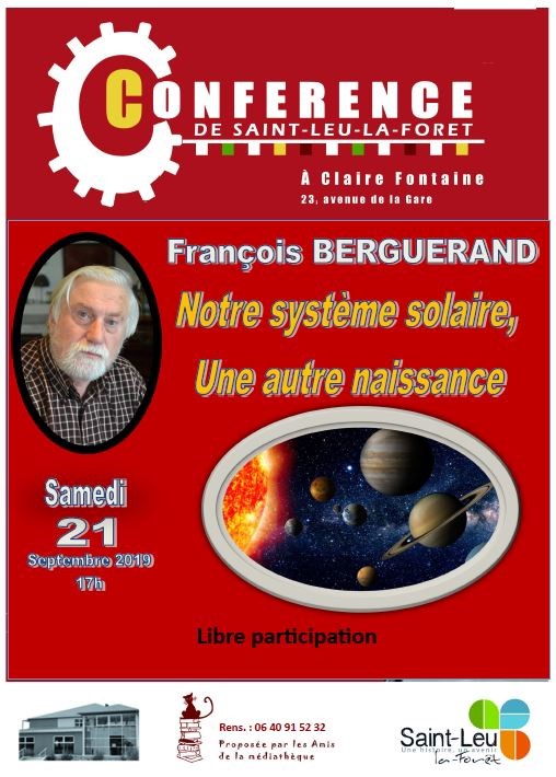 Conférence de François Berguerand - 21 septembre 2019