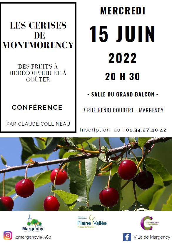 Conference Les cerises de Montmorency
