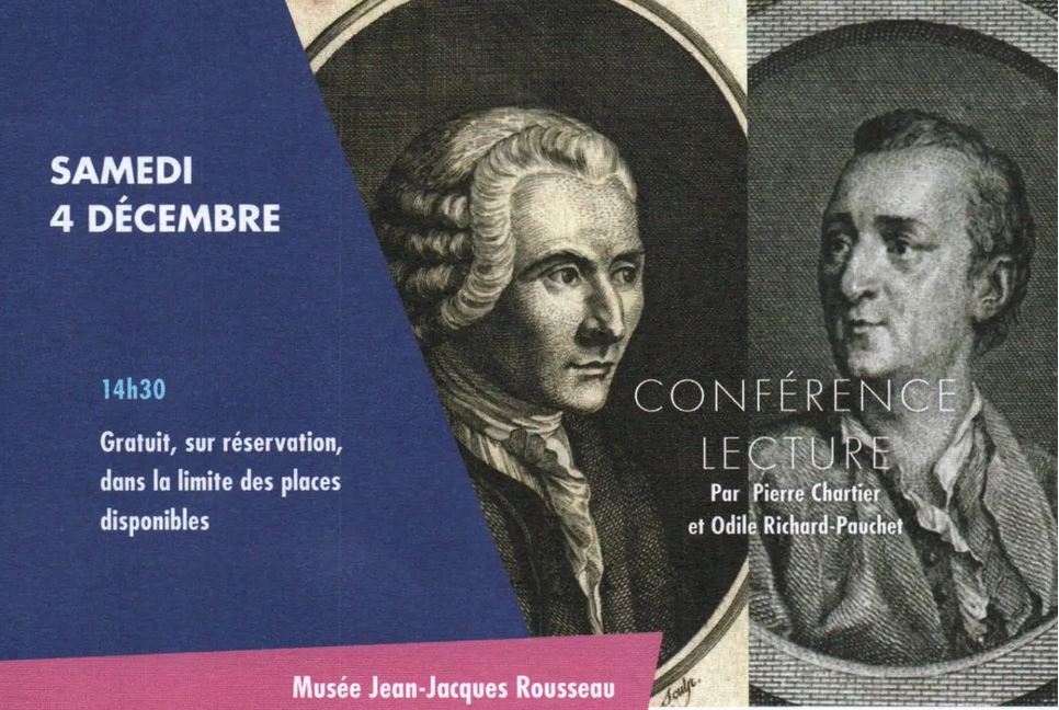 Conférence Rousseau - Diderot Montmorency