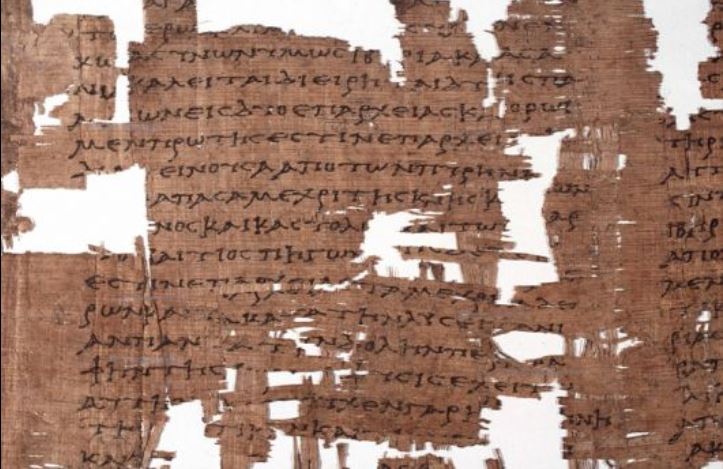 Fragment de papyrus
