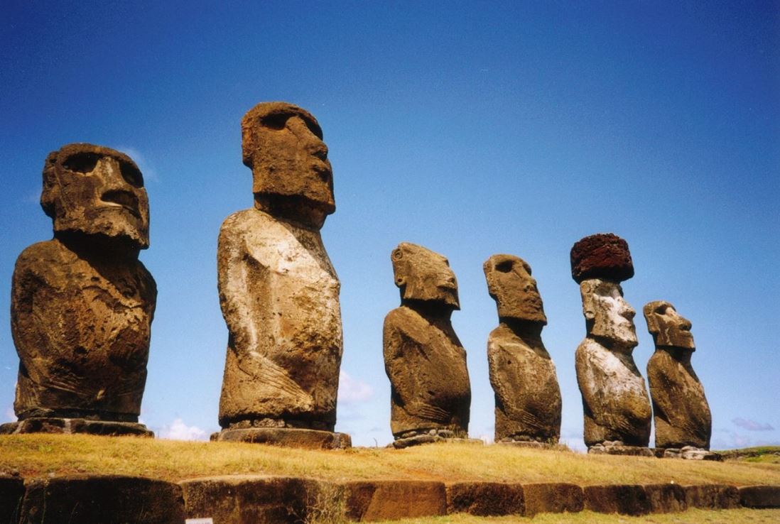 ile de pâques - statues de Moaï