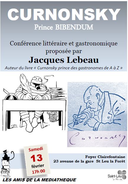 conférence sur CURNONSKY