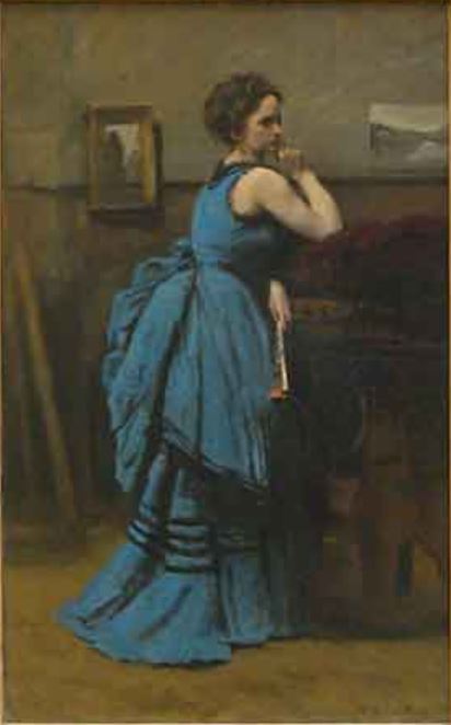 La Dame en bleu de Corot