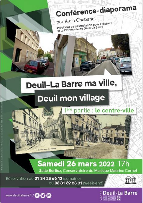 Conférence Deuil-La-Barre ma ville Deuil mon village