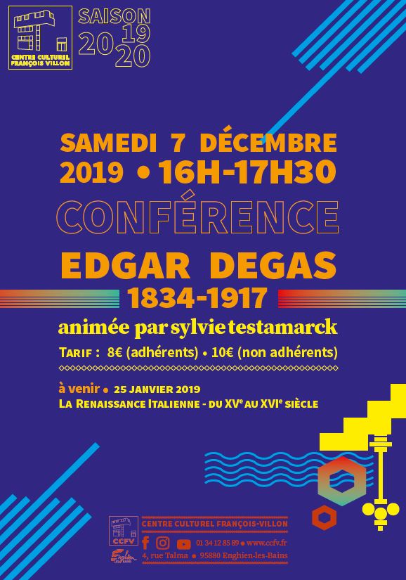 Conférence consacrée à Degas - Enghien-les-Bains