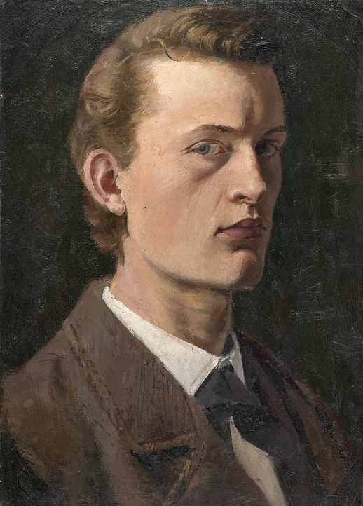Autoportrait d'Edvard Munch
