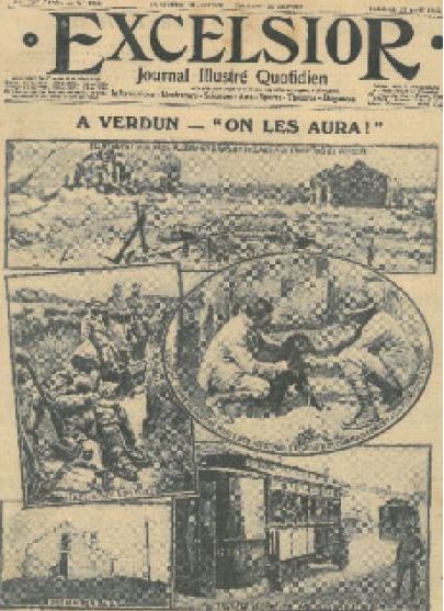 PAGE DU JOURNAL EXCELSIOR