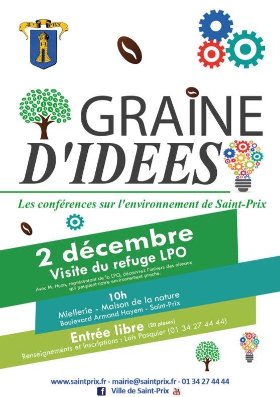 GRAINE D'IDEES à Saint-Prix le 2 décembre 2017