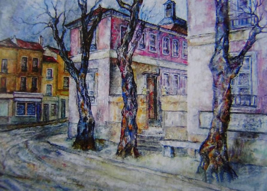 L'Hospice de R. R. Boch - Huile sur toile - Source : Mairie de Montmorency(