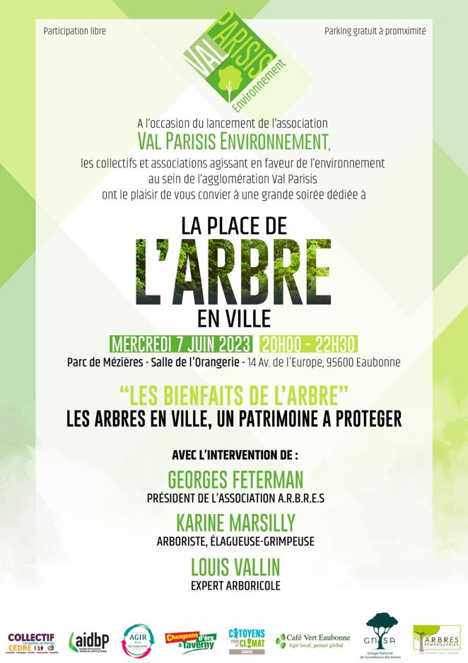 Soirée - Place de l'arbre dans la ville - Eaubonne