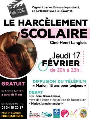 CINE DEBAT Le harcèlement scolaire 