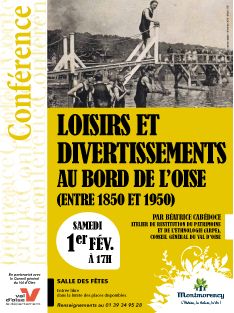 CONFERENCE lOISIRS ET DIVERTISSEMENTS AU BORD DE L'OISE