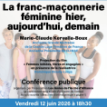 Conf&eacute;rence&nbsp;: "La franc-ma&ccedil;onnerie f&eacute;minine, hier, aujourd&rsquo;hui, demain"