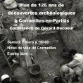 G&eacute;rard Ducoeur raconte 125 ans de fouilles &agrave; Cormeilles‑en‑Parisis&nbsp;!