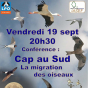 Conférence : Cap au sud : la migration des oiseaux