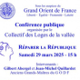 Conférence : Réparer la République