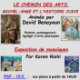 Conférence Le Chemin des arts : Michel-Ange et l’Histoire juive par David Benayoun et exposition de mosaïques de Karen Riahi.