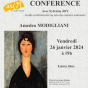 Conférence : Amedeo Modigliani par Sylvaine Joy