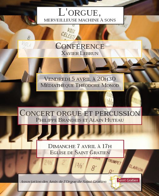conference et concert ORGUE saint-gratien