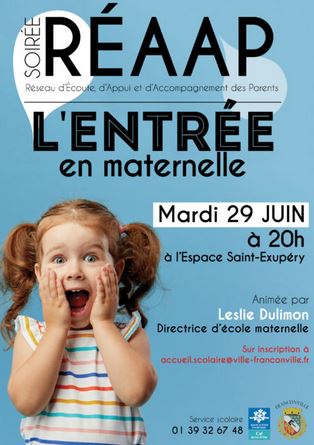 Conférence : L'entrée en maternelle