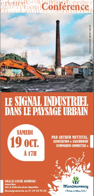ONFERENCE SIGNAL INDUSTRIEL DANS LE PAYSAGE URBAIN