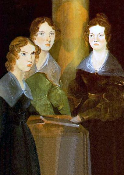 Les soeurs Brontë dessinée par leur frère.