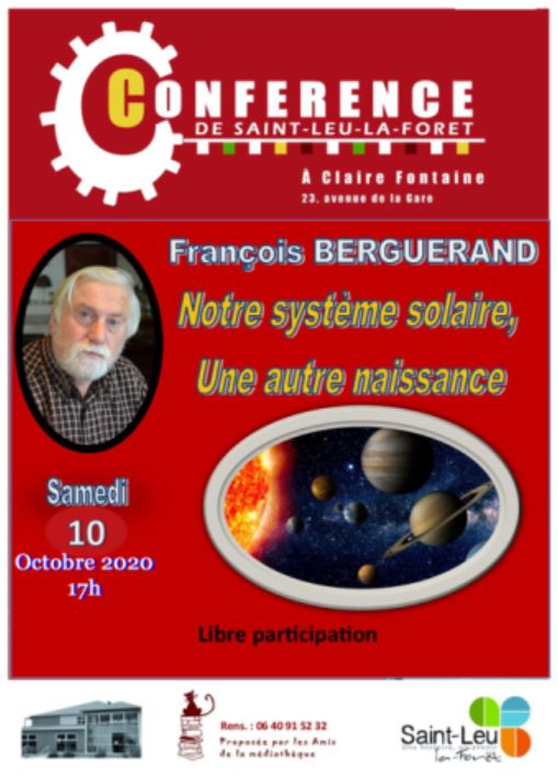Conférence de François Berguerand - 10 octobre 2020