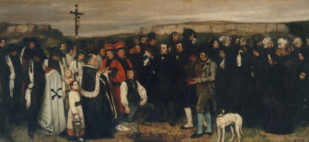 Gustave Courbet - Un enterrement à Ornans