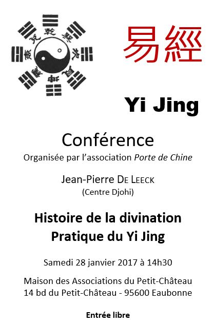 Conférence YI JING