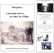 3 livrets patrimoine Margency&nbsp;: &eacute;glise, pavillon des arts et ancienne mairie