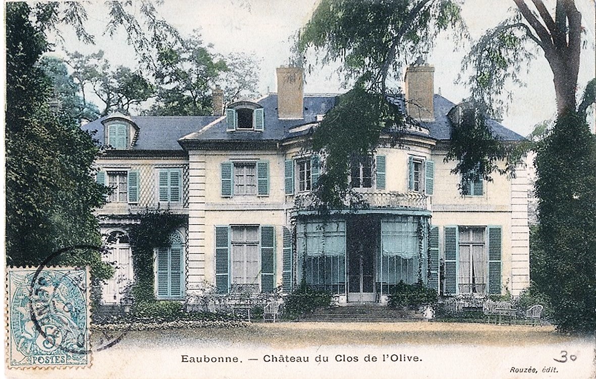 Le château du Clos de l'Olive à Eaubonne dans les années 30