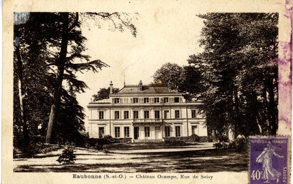 Château Ocampo à Soisy (l'actuel château Philipson)