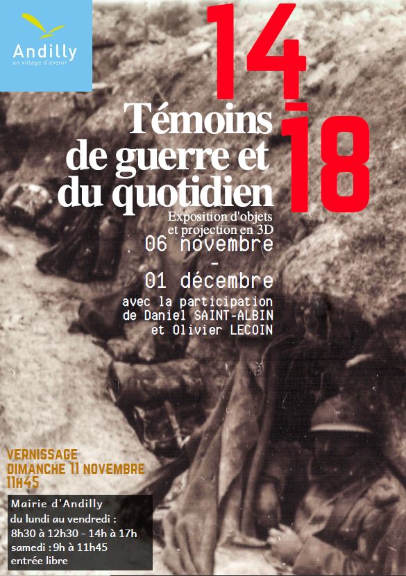 14 - 18 Témoins de guerre et du quotidien - Andilly