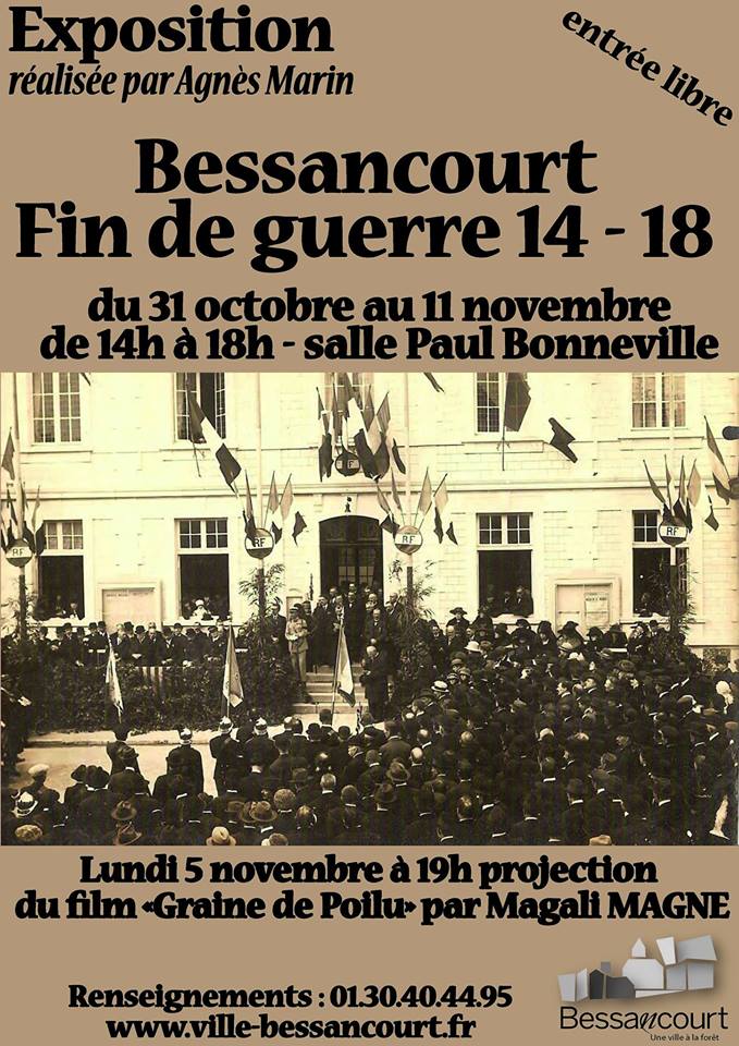 Exposition BESSANCOURT FIN DE GUERRE 14 - 18