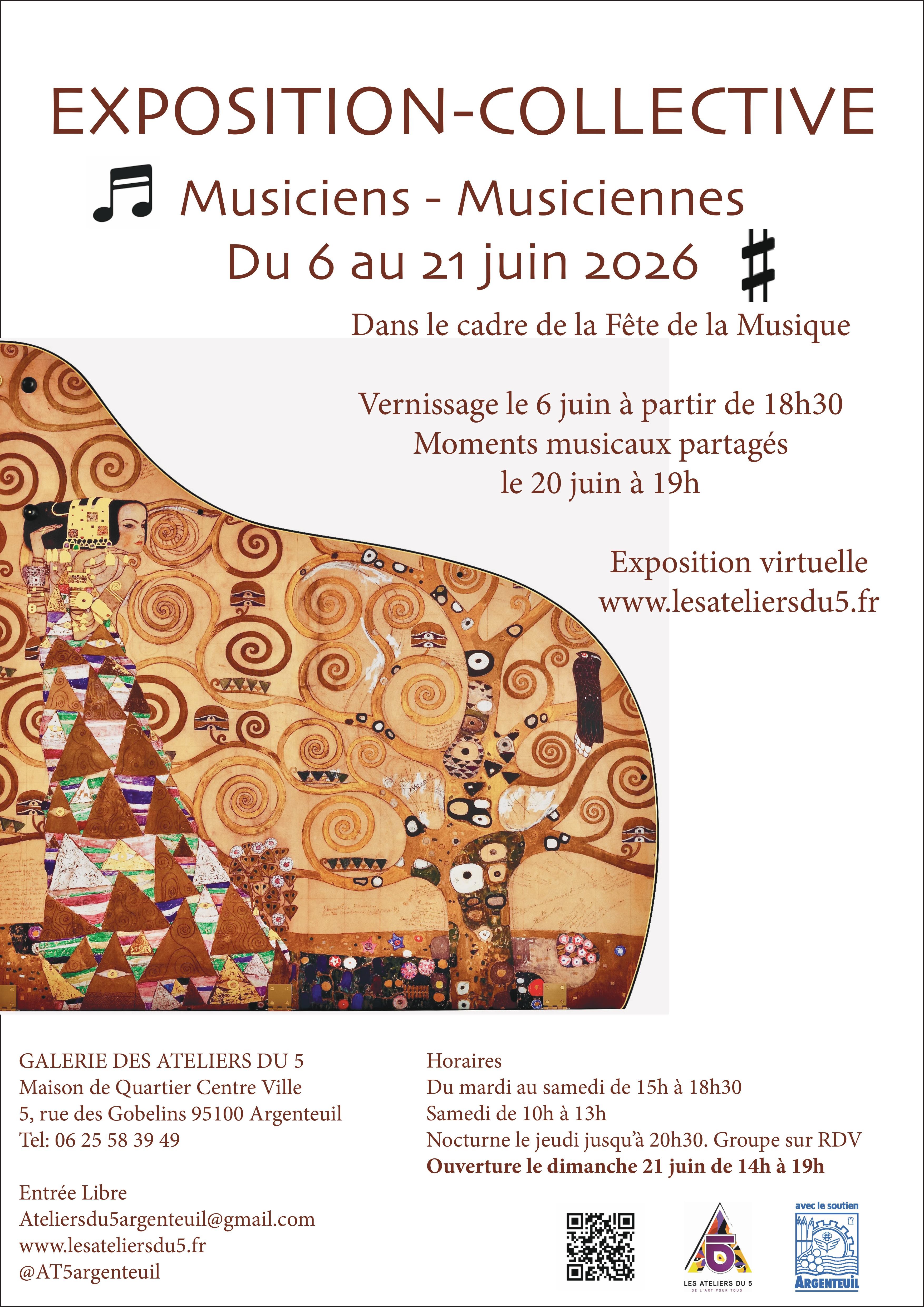 EXPO Musiciens musiciennes - Argenteuil