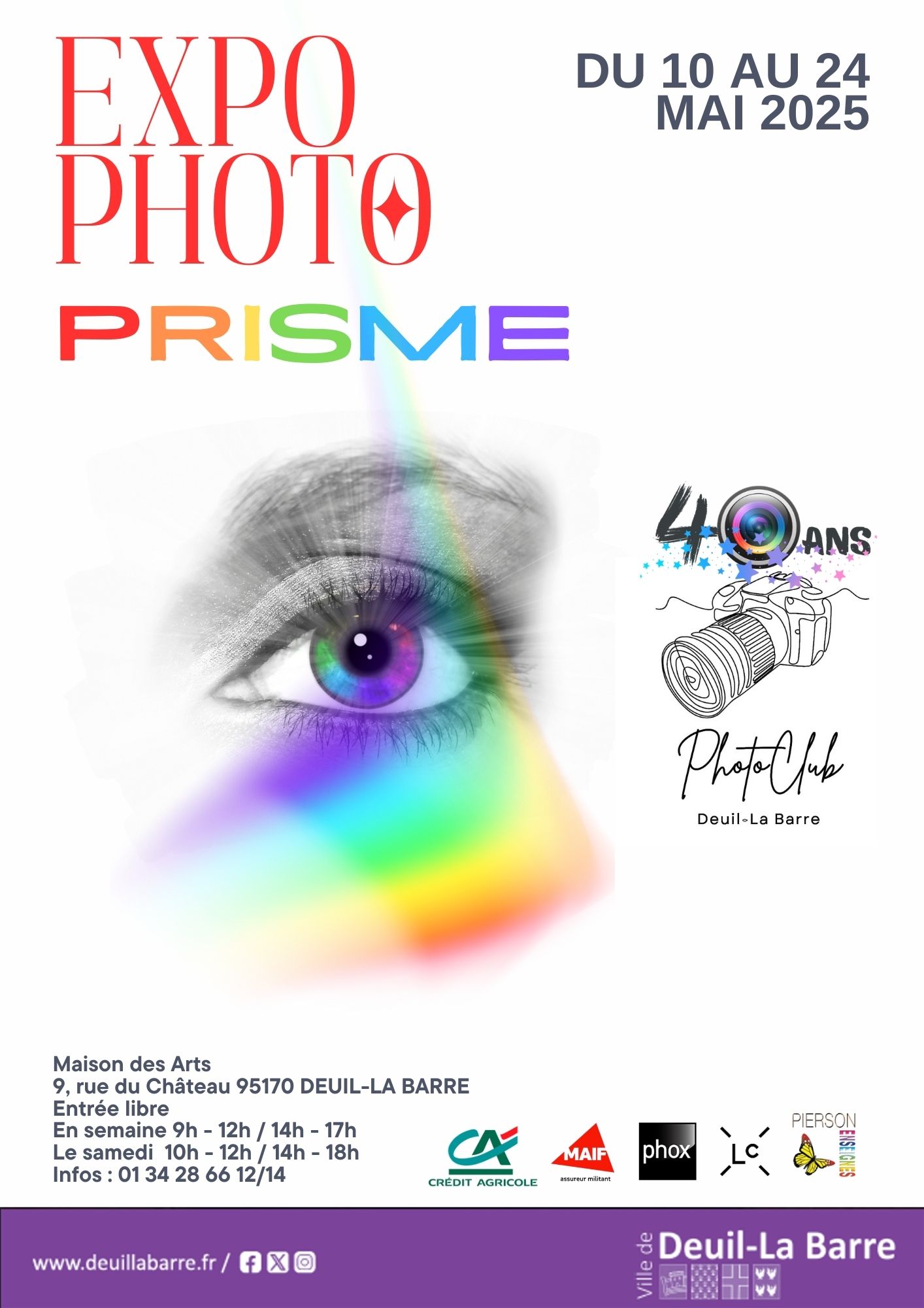 EXPO Photo-Club Deuil - Prisme - Du 10 au 24 mai 2025