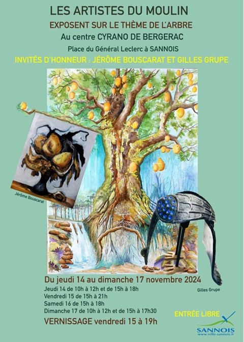 EXPO Les Artistes du Moulin - du 14 au 17 novembre 2024