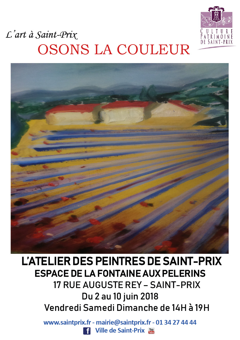 Osons la couleur : exposition de l'Atelier des peintres de Saint-Prix