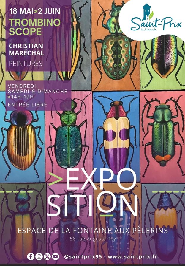 EXPO Christian Maréchal - du 18 mai au 2 juin 2024 - Saint-Prix