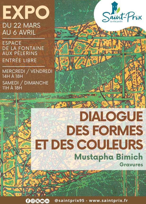 EXPO Mustapha Bimich - Saint-Prix - Du 22 mars au 6 avril 2025