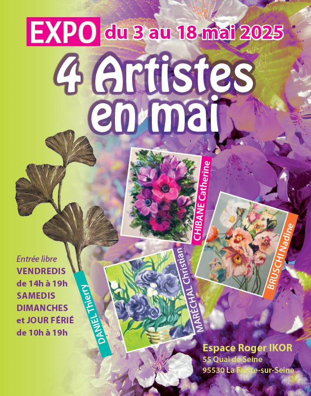 EXPO 4 artistes en mai