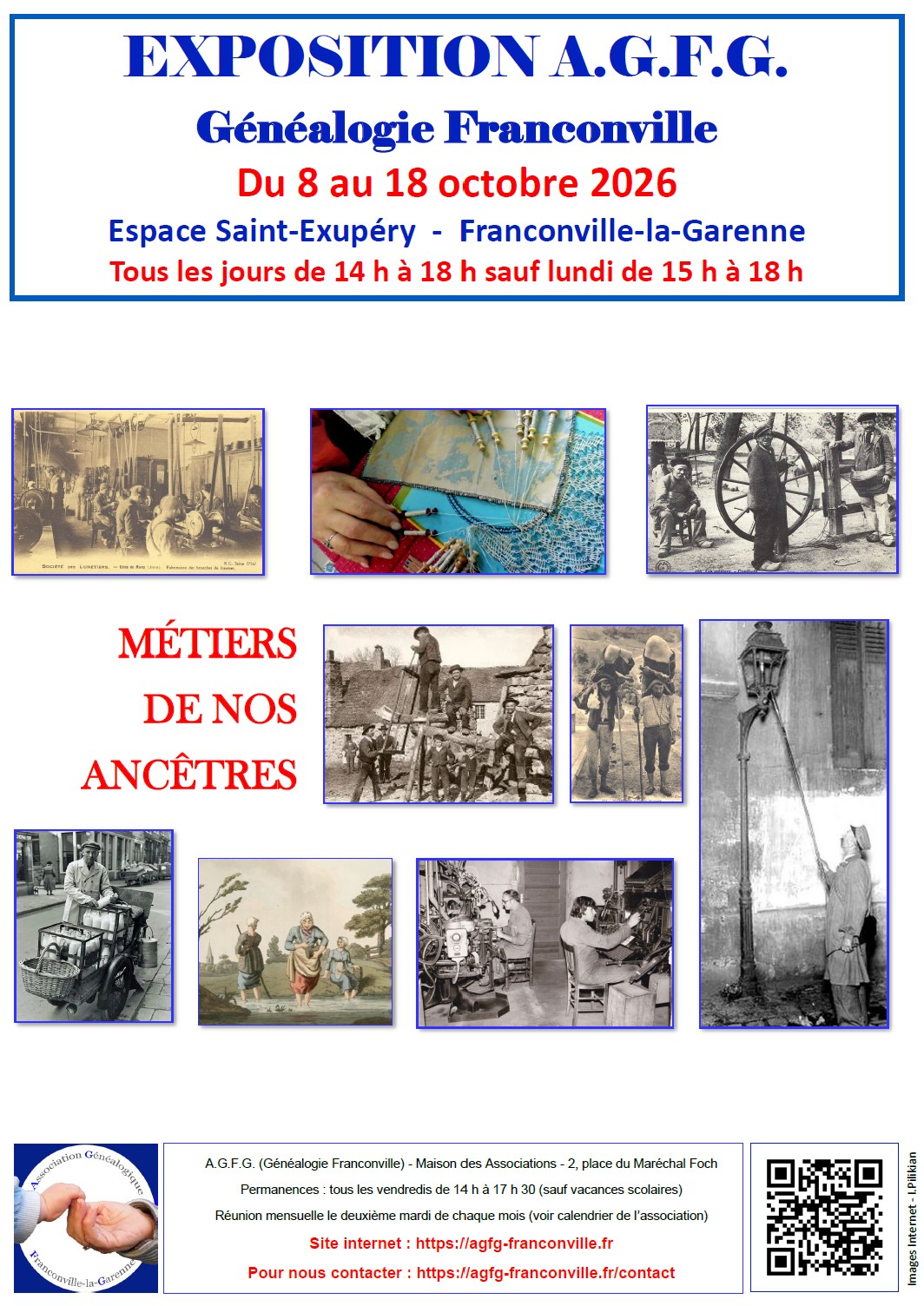 EXPO AGFG Franconville du 8 au 18 octobre 2026
