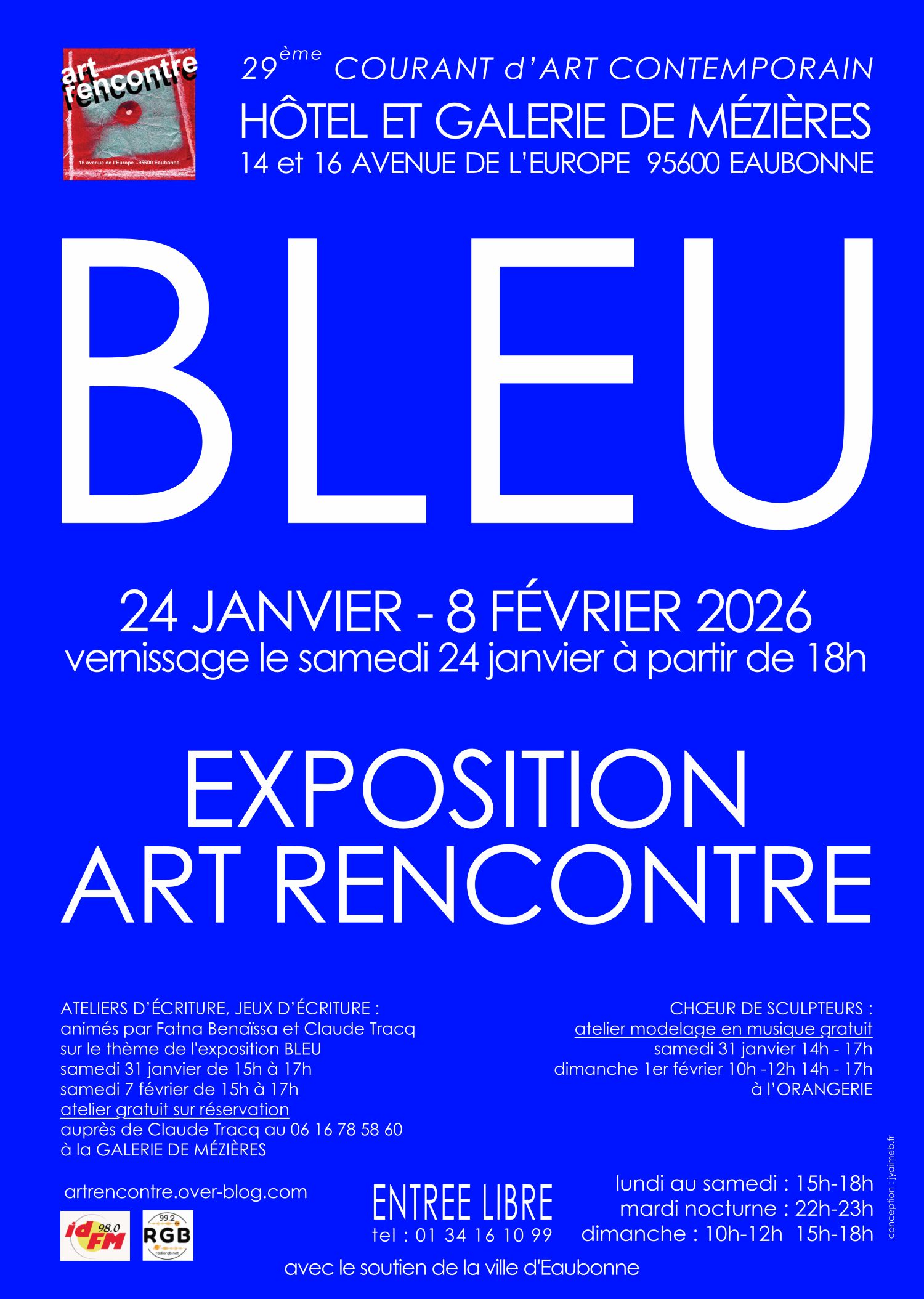 EXPO Art Rencontre - Bleu - 2026