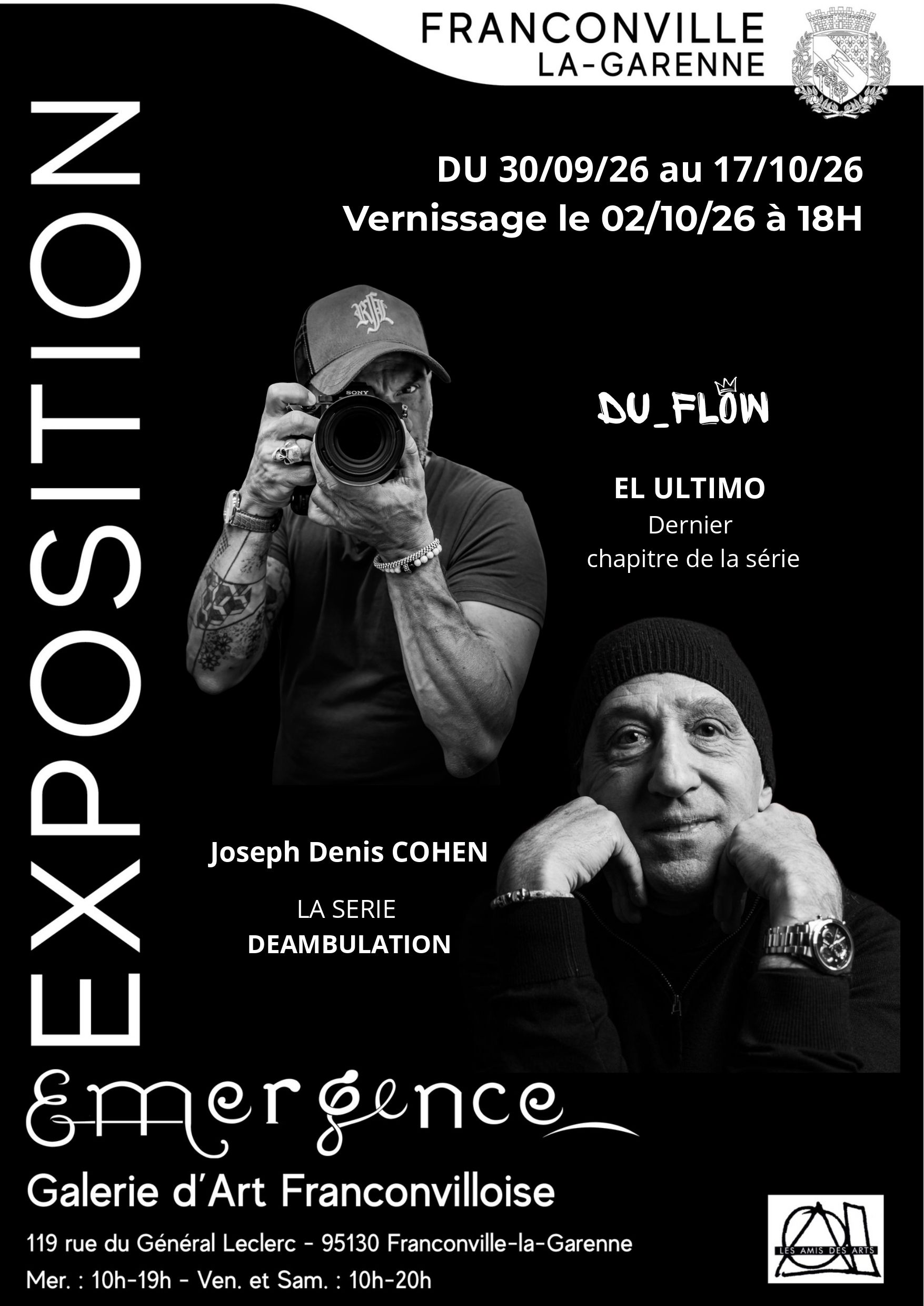 EXPO Franconville - Du_Flow et Joseph Denis Chohen