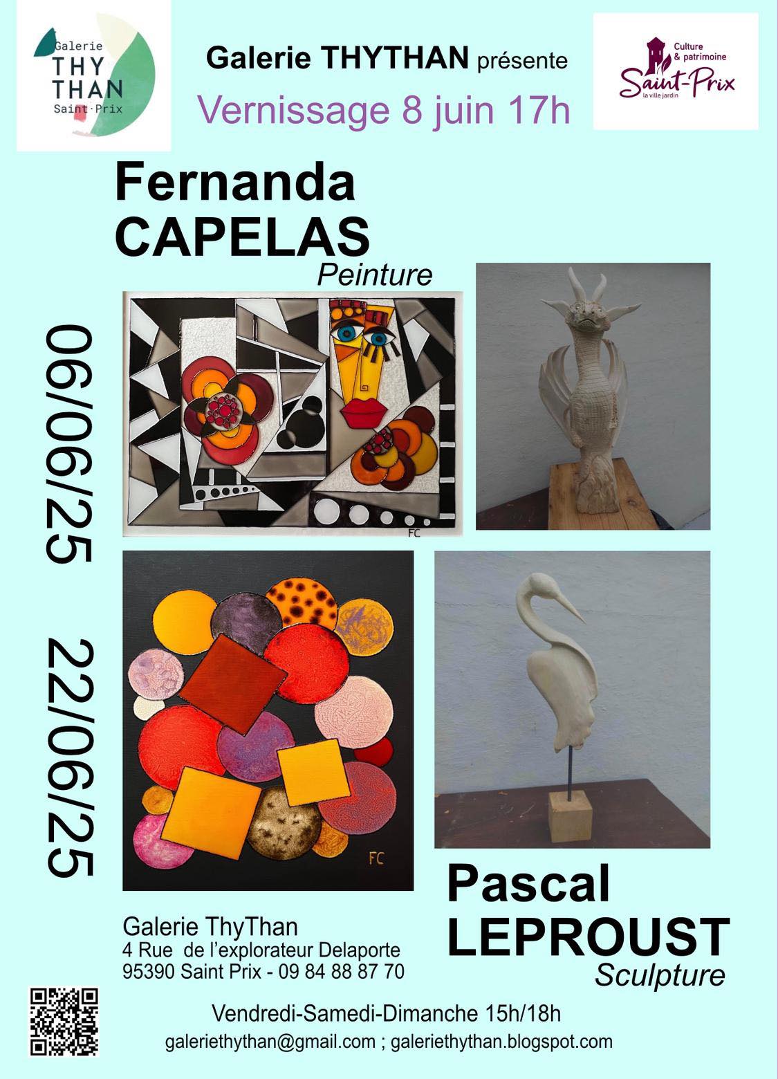 EXPO Fernanda Capelas et Pascal Leproust