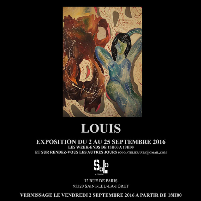 EXPOSITION DE LOUIS artiste plasticien
